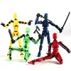 3D Multi-Jointed Movable Shapeshift Robot Creative Printed Mannequin Dummy Action Model Doll Toys Kid Decora for Girl Boys Gifts 2
