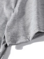 Gris couleur unie vêtements hommes t-shirts de haute qualité nouveau t-shirt été décontracté couverture en coton Hip Hop respirant t-shirt vêtements 4