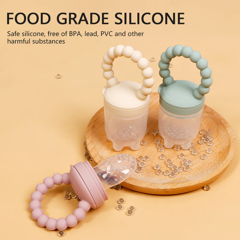 Silicone Nipple Feeder Newborn Training Fruit Feeder Fresh Food Nibbler