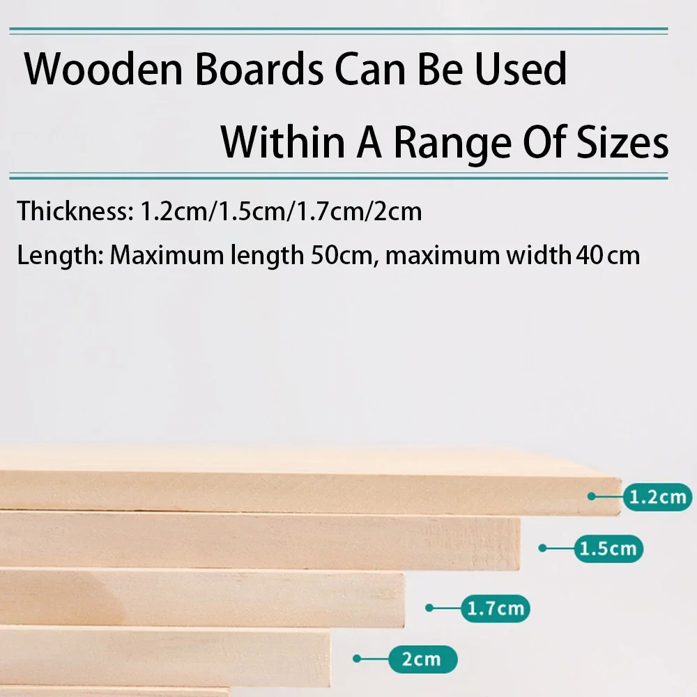 1.2/1.5/1.7/2cm 직사각형 소나무 보드 40*15-50*40cm DIY 공예 장식 건축 모델 제작 액세서리 원목 조각