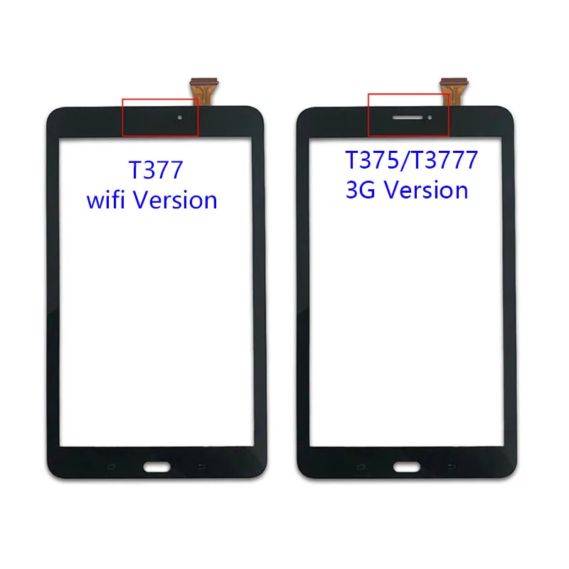 JQYDZH 8'' For Samsung Galaxy Tab E 8.0 T3777 T377 T375 Only Touch the