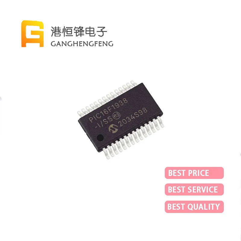

2PCS New Packaging PIC16F1938-I/SO PIC16F18855T-I/SO SOP28 PIC16F1938-I/SS PIC16F18855T-I/SS SSOP28 PIC16F18855-I/ML QFN28 Mic