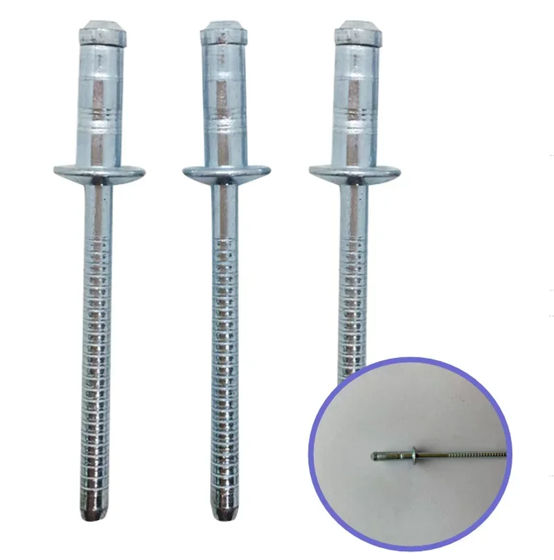 50PCS Steel Unigrip Blind Rivet Pop Rivets Home Decor Threaded Rivet Dia 3/16 Rivets and Fasteners Rivets and Screws
