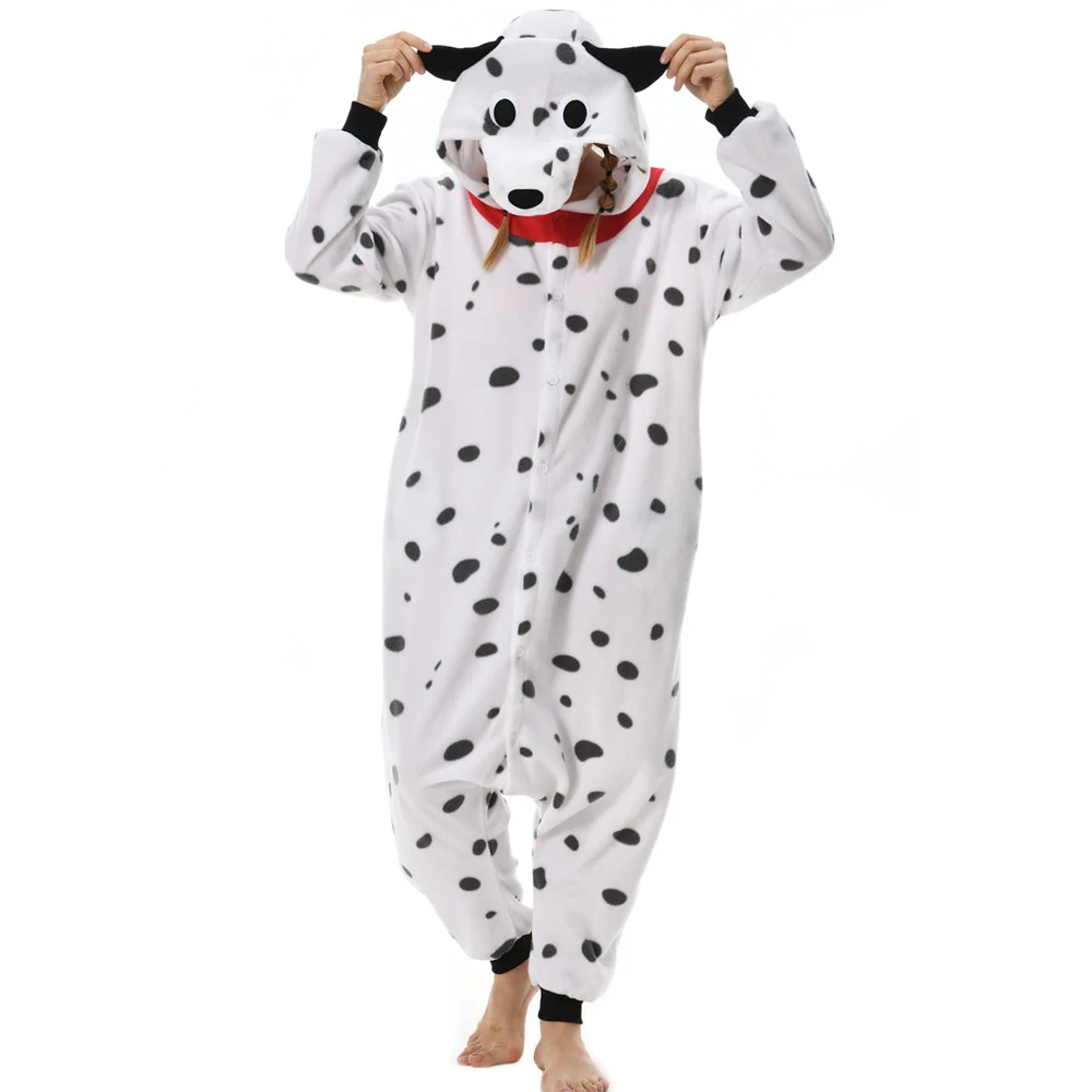 Onesieshow Animal Kigurumi Pyjamas Halloween Onesies Adult Kids Cartoon Dog Pajama Cosplay Party Costume Women Men Homewear