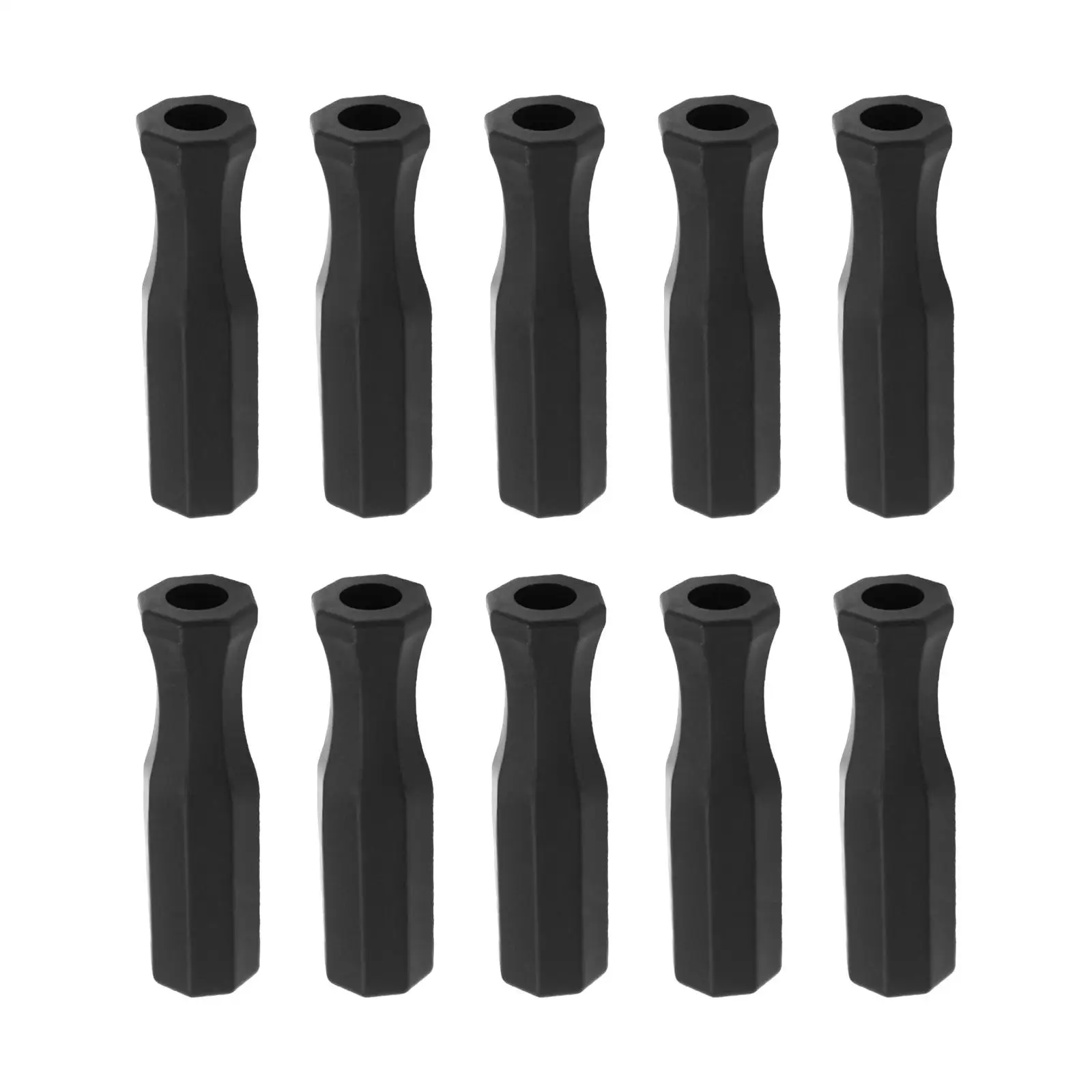 10x Foosball Handle Grips for Standard Foosball Tables Octagonal