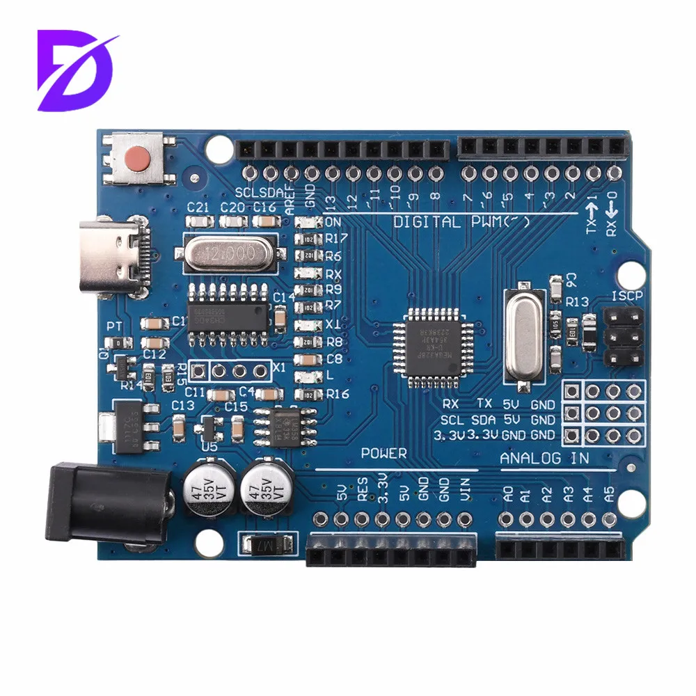 Scheda R3 Atmega328P Con Chip Ch340G Compatibile Per Robot Arduino R3 Mega 2560 Nano Con Intestazione Pin E Cavo Usb