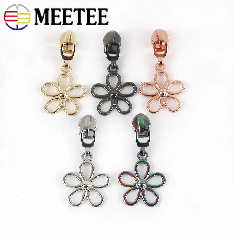 5/10/20Pcs 5# Nylon Zipper Silder Metal Puller for Plastic Zips Jacket Bag Zippers Head Repair Kits DIY Garment Sew Accessory | Дом и сад