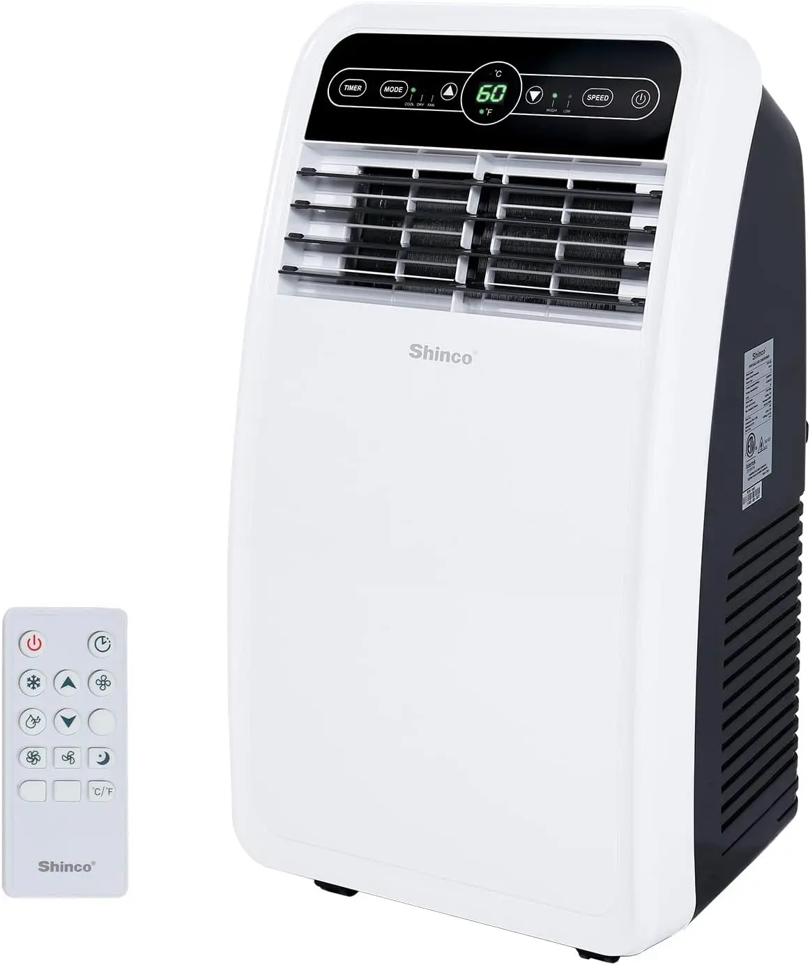 

Portable Air Conditioner,AC Unit with Built-in Cool, Dehumidifier&Fan Modes for Room up to 200sq.ft,24 Hour Timer