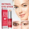 Retinol Eye Cream Stick Lightening Dark Circles Firming Skin Instant Moisturizing Eye Repair Serum Stick for Women Eyes Care