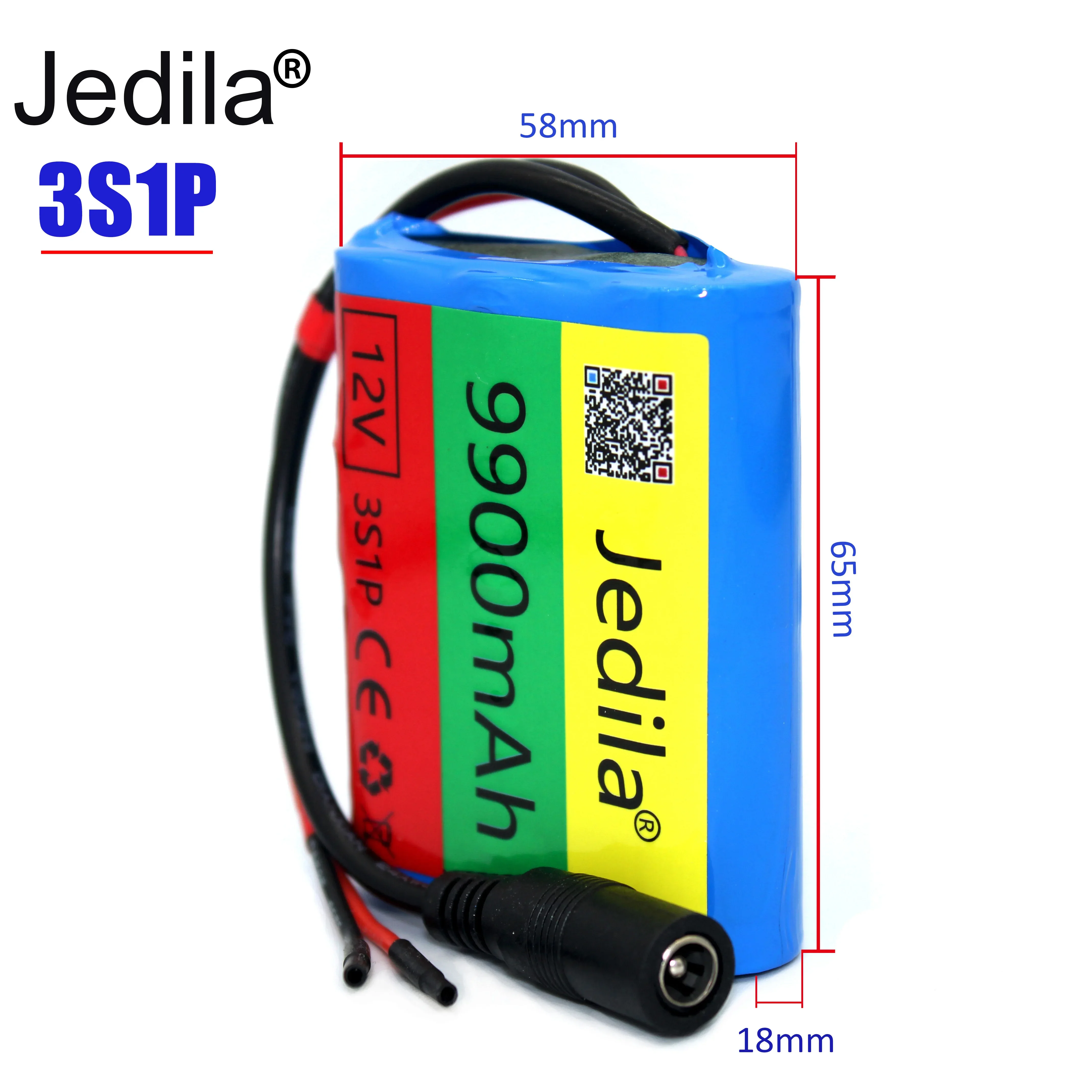 12V 9900 mAh 3S1P Lithium Battery Pack Protection Rechargeable 1A Charger rechargeable battery battery charger