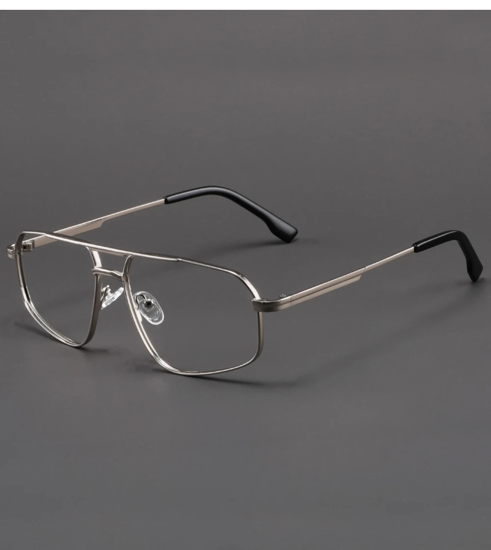 Ultraleichter Titan-Brillenrahmen mit Breitem Rand Retro Herren-Brillengestell Neuer Anti-Blaulicht Optischer Korrekturrahmen – Detail 15