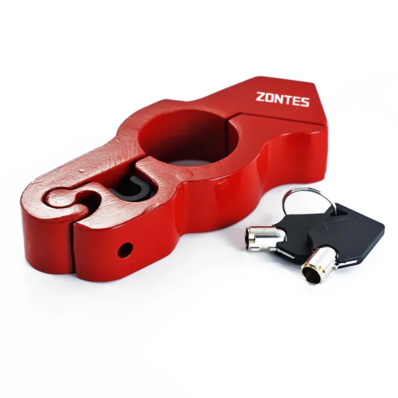 Für zontes g1 125 zt125 g1 zt125u zt 125 u zt 310x zt310r Motorrad griff Brems schloss Diebstahls icherung Sicherheits lenkers chloss – Detail 7
