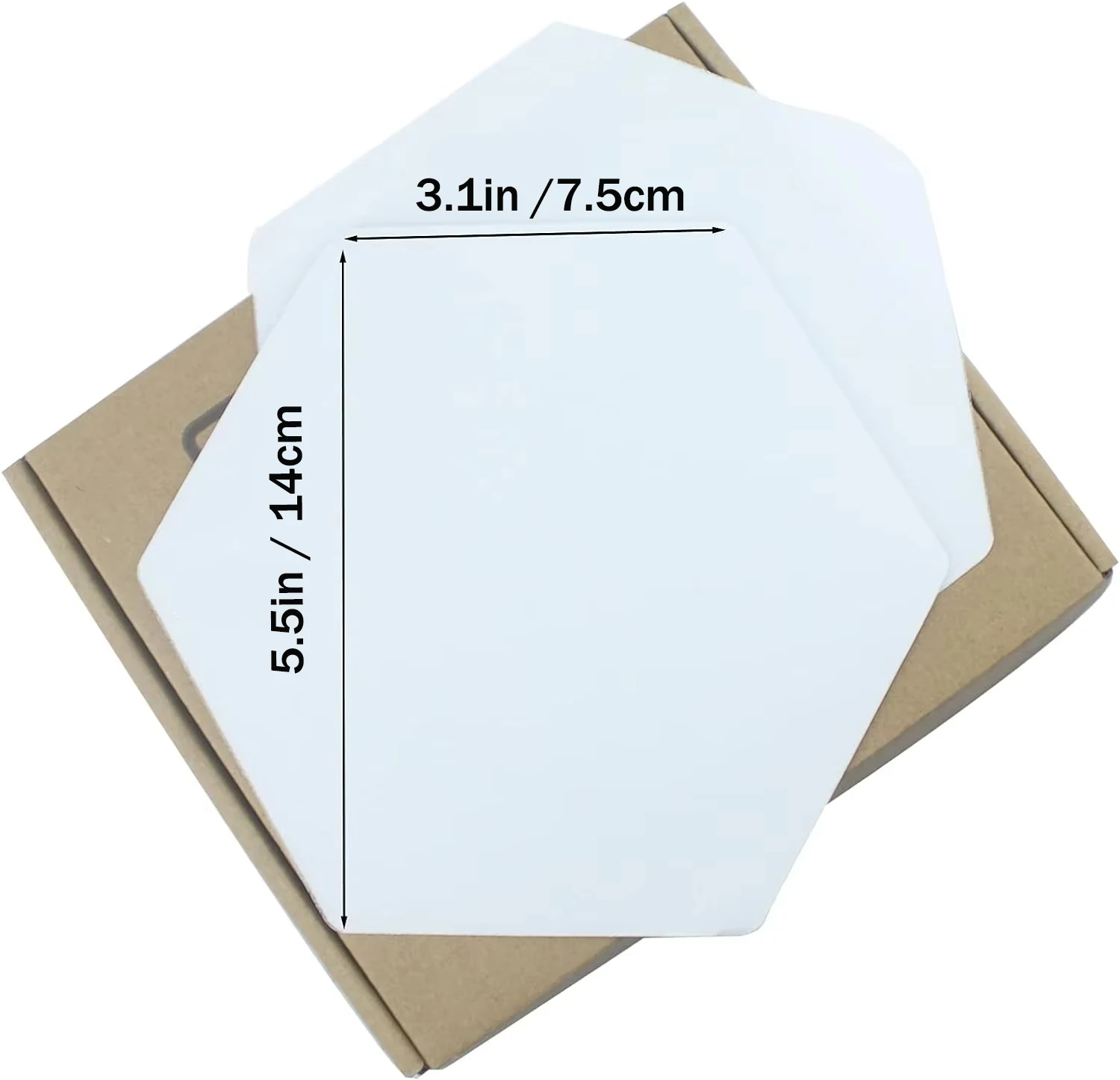 20PCS Clear Surfboard Deck Grip Pad- Waxless Hexagon Traction Surfpad DIY Accessories Non-Slip Traction Pad for Skateboard,kayak 2