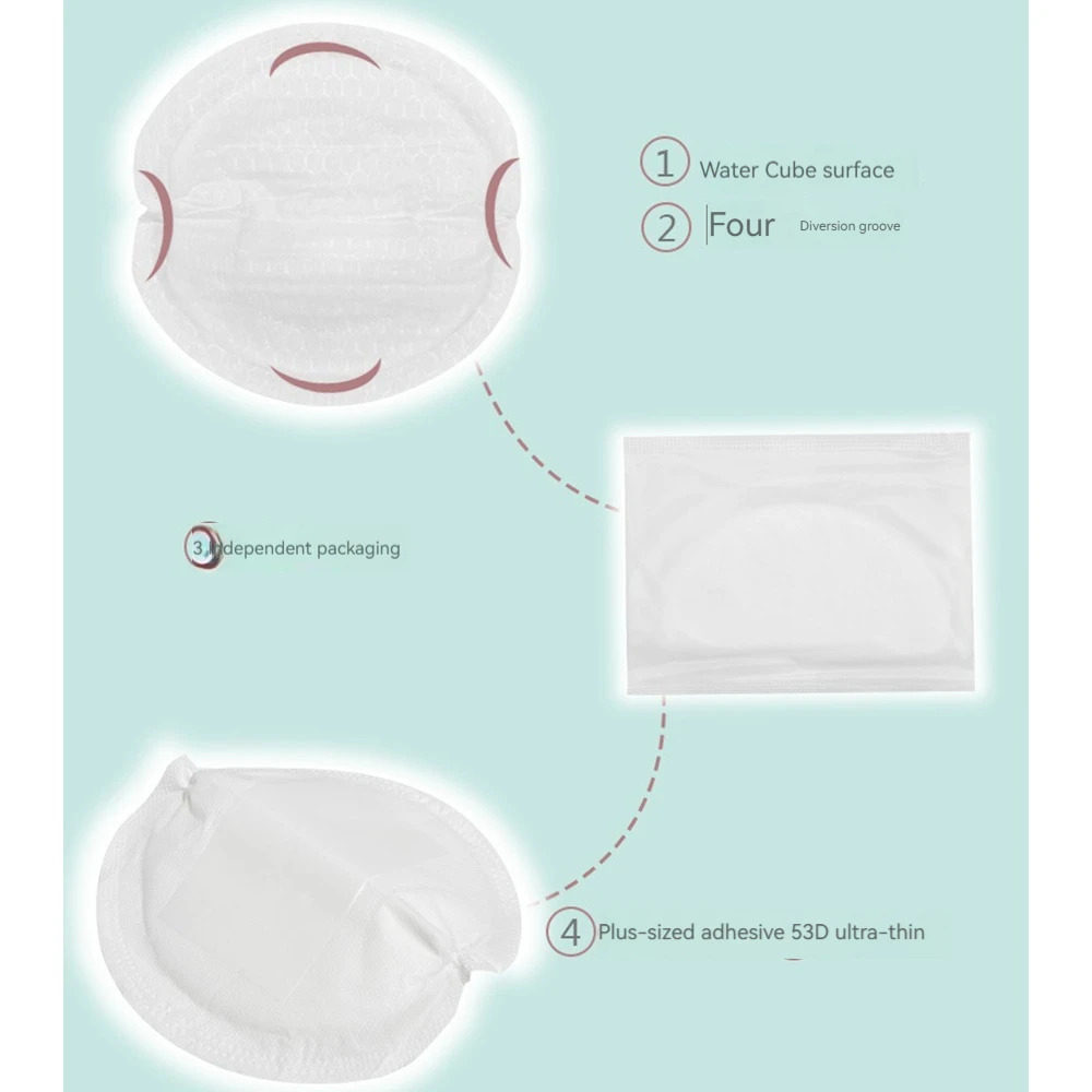 Breastfeeding Disposable Breast Nursing Pads Breathable Slim Super Absorbency Cotton Breast Pad Nurs 6