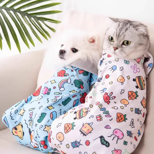 Baibu Tie Cat Fixed Magic Cloth Pet Wrapping Cat Cloth Nail Cutting Injection Anti scratch and Anti bite 1