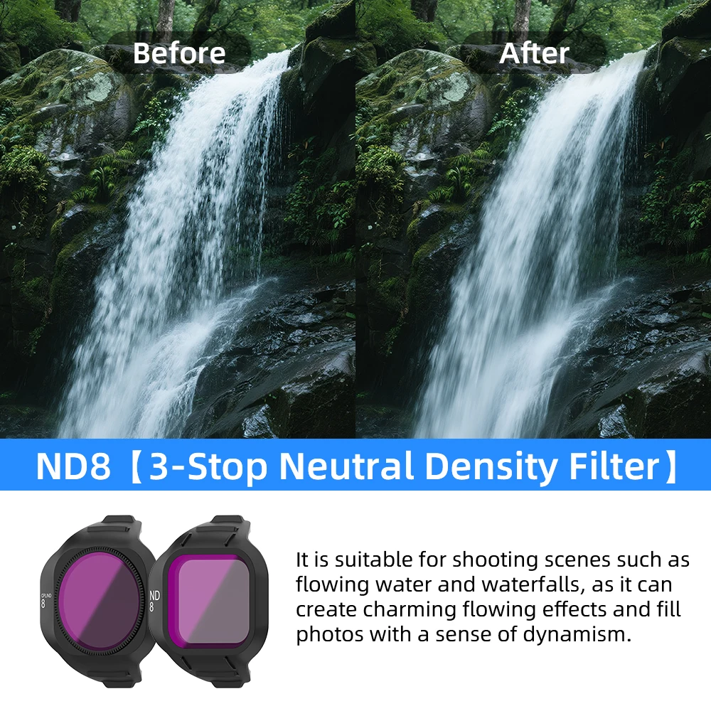 Lens Filters For  Mini 5 Pro Drone Gimbal UV CPL ND8/16/32/64 PL Filter Set Opti