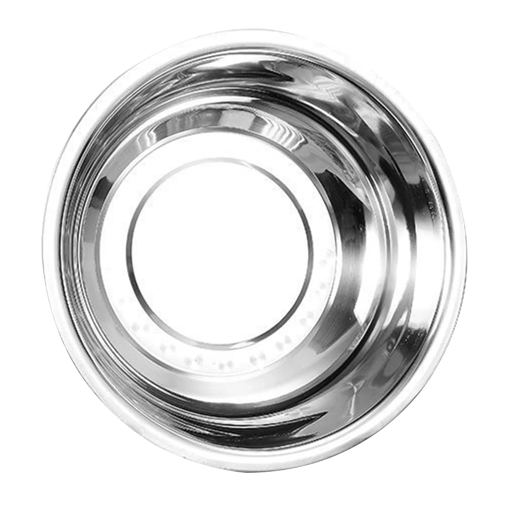 Metal Basin Bowl Food Bowl Large Mixing Plates Dough Making Basin Washing Basin Food Dinner Plates Food Storage Bowl Home