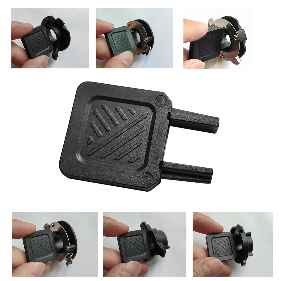 1 Pair ABS H7 LED Adapter Holder Installation Tool Key Lamp Holder Headlight Holder Light Holder