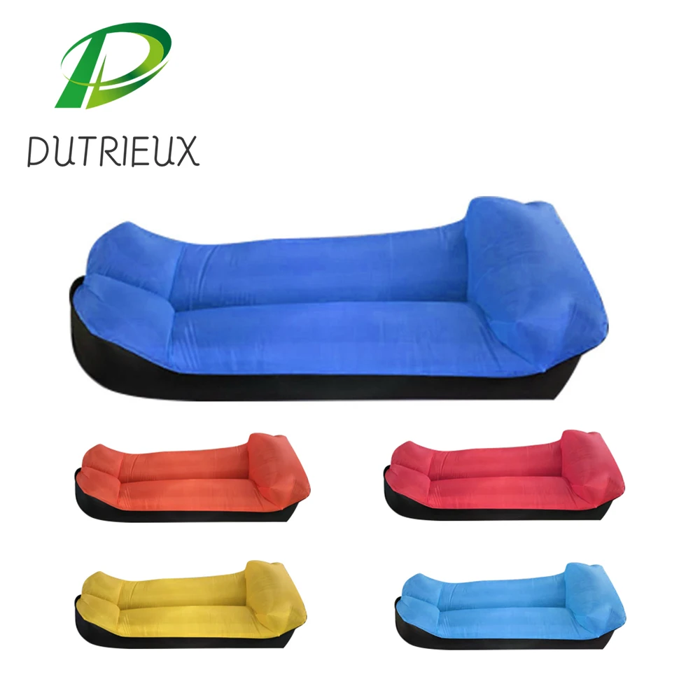 OutdoorFastInfaltableAirSofaBedSleepingBagultralightLazy3