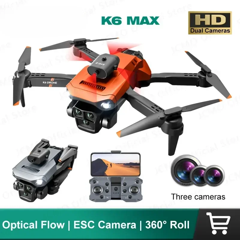 

K6 MAX MINI Drone Optical Flow Positioning Four-Way Obstacle Avoidance ECS Camera RC Dron Toys