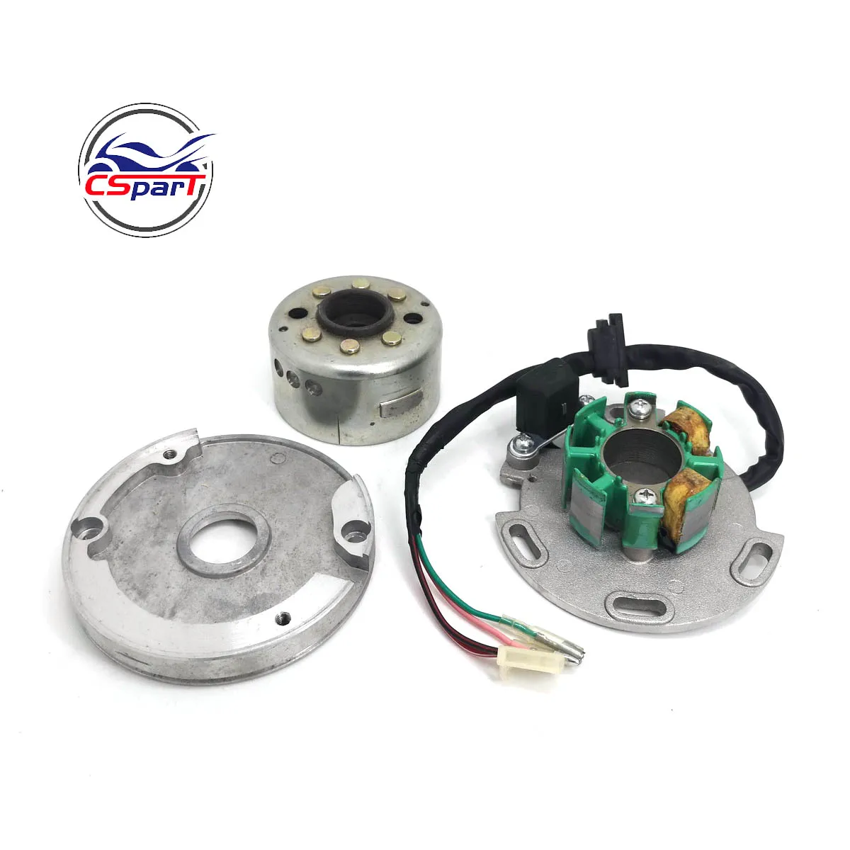 

Magneto Stator 2 Pole Coil 4 Wire Flywheel Rotor Kit Lifan 150CC ZongShen Xmotos Kaya Apollo Dirt Pit Bike Parts