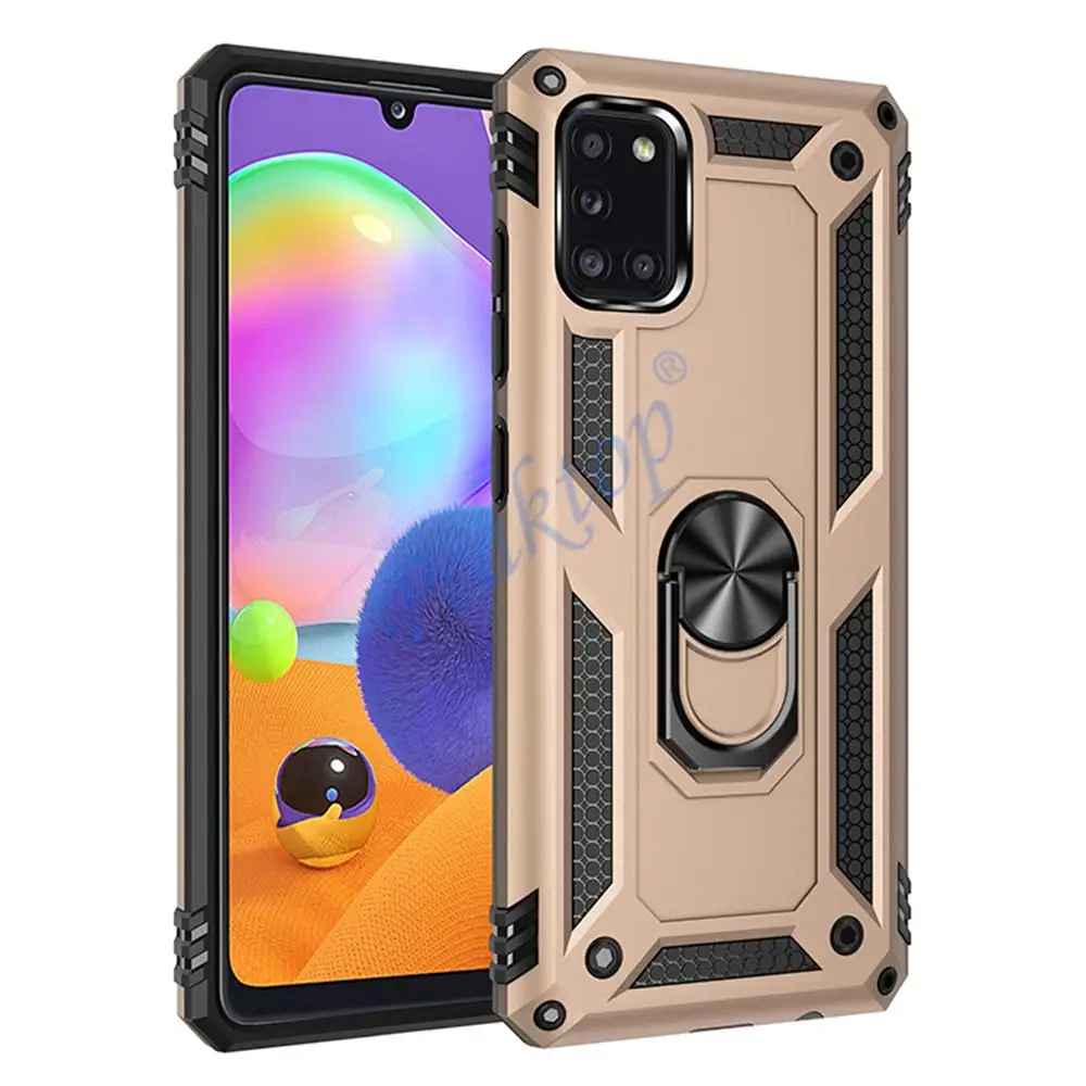 Custodia Antiurto Per Armature Di Lusso Per Samsung Galaxy A31 A51 5G A71 5G Coque Ring Holder Copertura Magnetica Per Samsung A 31 51 71 5G Funda