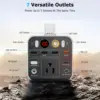 150Wh Portable Power Station, 42000mAh Laptop Power Bank With 150W AC Outlet, Dual Way 65W PD/USB-C Port, Laptop Charger Battery 4