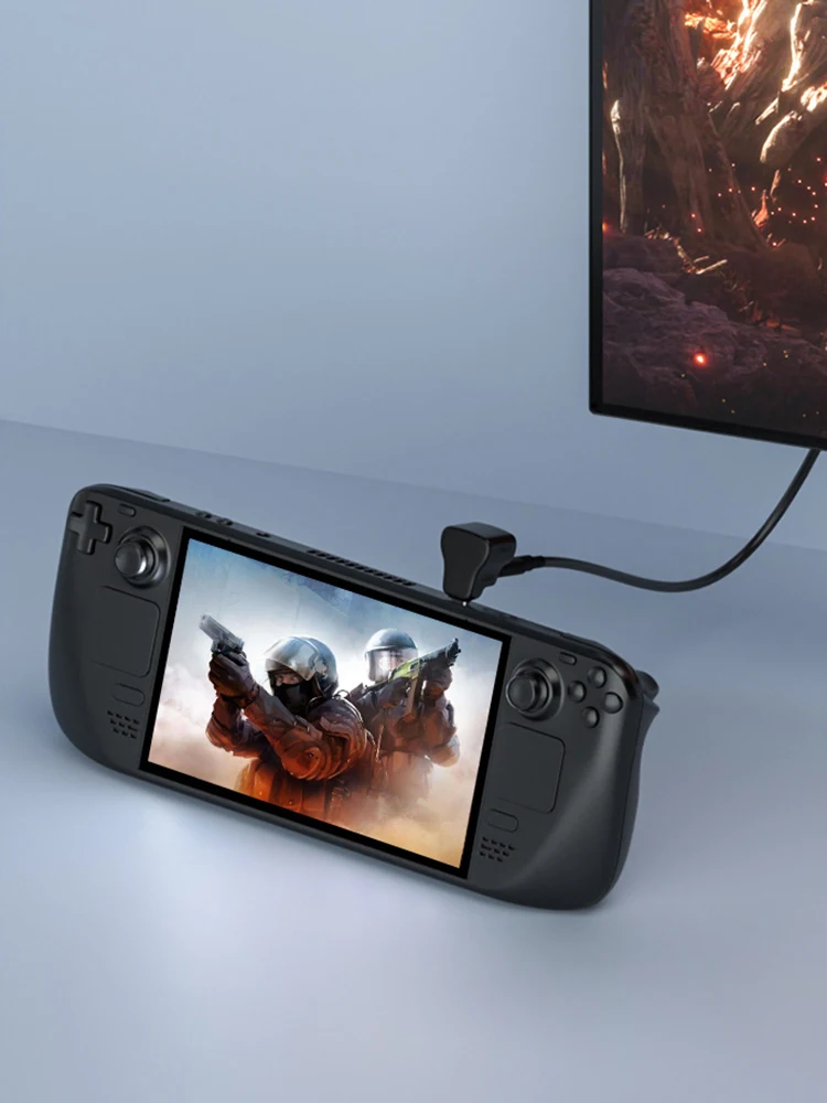 12개의 USB-C(수) - USB-C(암) 및 USB-A(암) 어댑터, 100W USB-C(수)-USB-C(암) 및 USB-A(암) 커넥터, 20Gbps, 180도 U자형, 스팀덱용