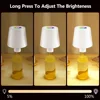 Portable Dimmable Wine Bottle Lamp Touch Wireless Desk Lamps 4000mAh Rechargeable LED Table Lamp RGB Atmosphere Night Lights Bar 3