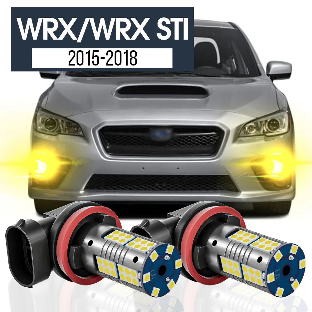 

2pcs LED Fog Light Lamp Blub Canbus Accessories For Subaru WRX STI 2015 2016 2017 2018