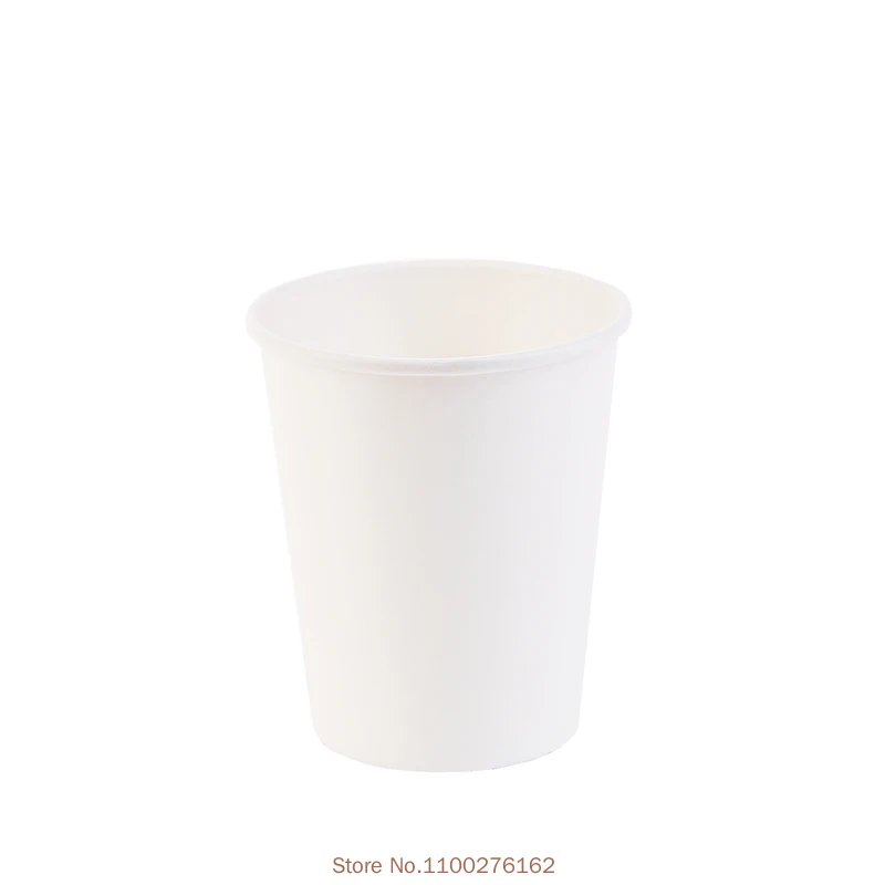 100ml Small Paper Cup White Coffee Cup Tea Milk Disposable Party Supplies 100pcs/pack