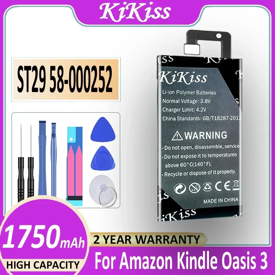 ST29 58-000252 1750mAh For Kindle Oasis 3 Oasis3 Premium Replacement Tablet Battery Durable