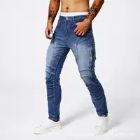 2025 Nouveaux pantalons de loisirs moto jeans pantalons d'équitation tout-terrain motocross pantalons d'équitation conception de fermeture éclair plusieurs poches 3