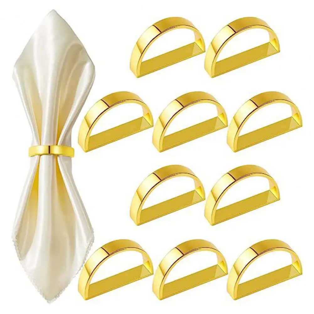Henrty 24Pack Portatovaglioli, Portatovaglioli D'Oro Fibbie per Decorazioni da Tavola, Matrimonio, Cena, Festa, Decorazione DIY, Oro