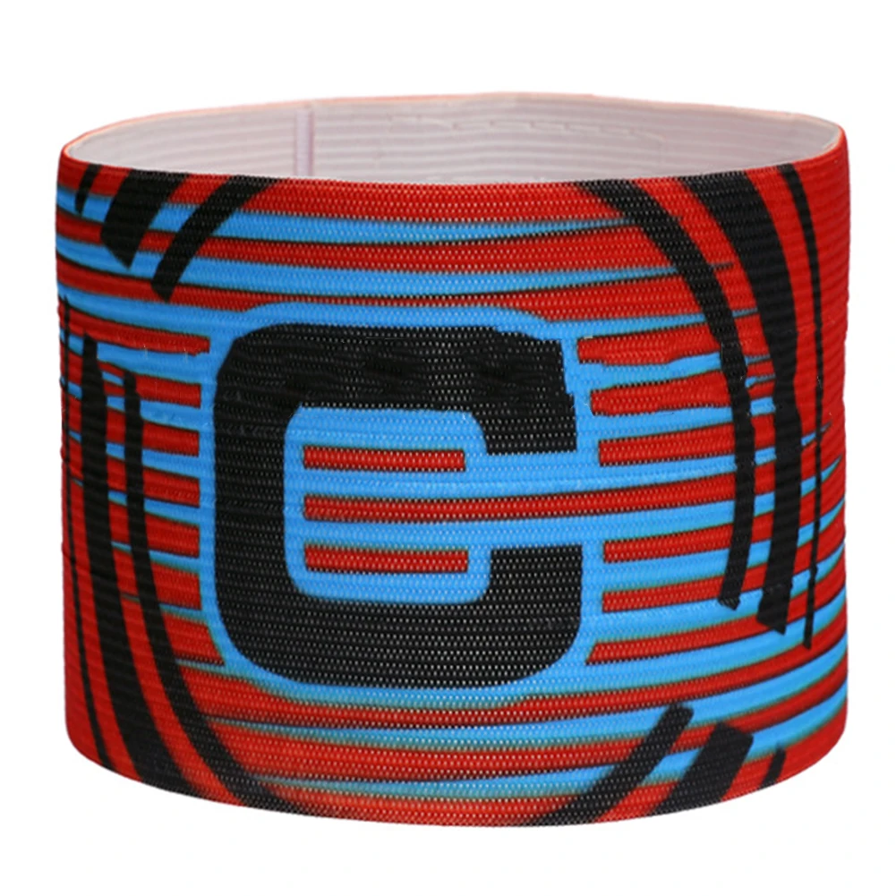 Football Captain Armband EASY TO USE Elastic Multiple Colors Soccer Armband Adjustable Squad Grouping Armbands High Quality