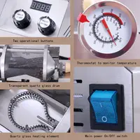 Electric Home Coffee Roaster Roasting Machine Nuts Barista Home 450g Electric Coffee Bean Roaster Machine Grain Dry 110V 2
