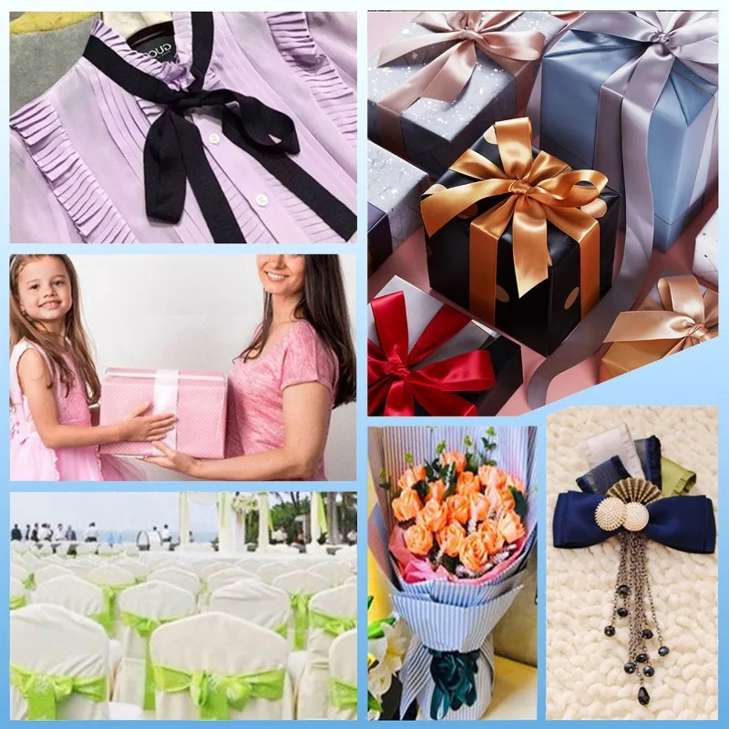 Ribbon Supplies 25yards/roll 4cm Ribbon Available in multiple colors Wedding Party Decorative Gift Box bouquet Wrapping Belt DIY Handmade Crafts