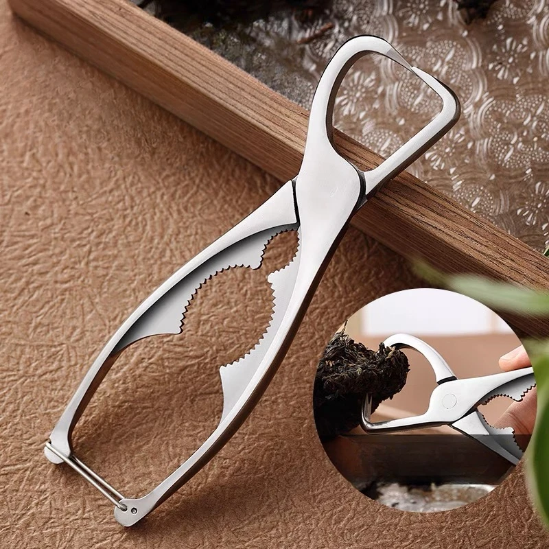 Tea Tongs Tea Knife Open Brick Pu'er Cake Tools Home 304 Stainless Steel Set Ceremony Utensils