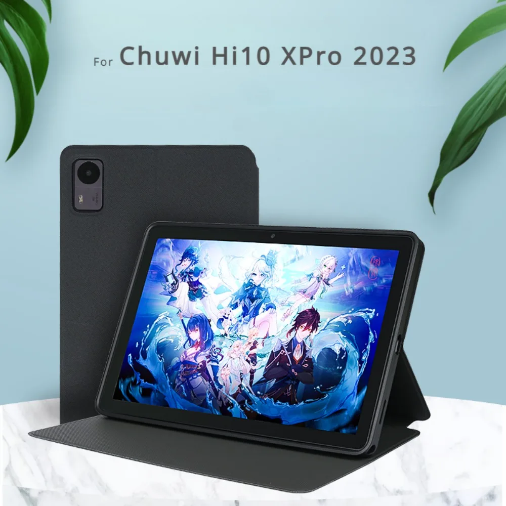 Smart Cover para Chuwi Hi10 Tablet 10.1 Folio Folding Estojo de Couro pu com Auto Dormir Wake up Concha Protetora Xpro 2023