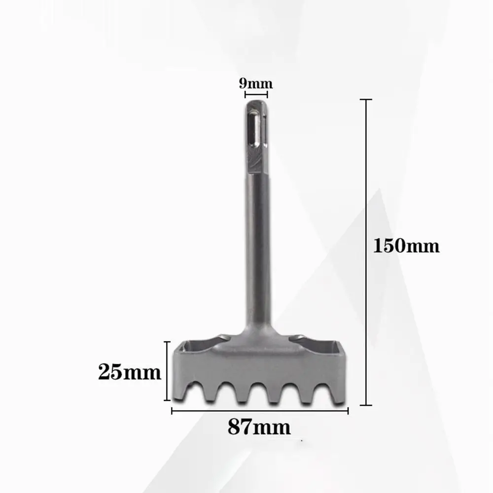 휴대용 사각 구멍 펀치 사다리꼴 치아 다기능 콘크리트 구멍 비트 직사각형 슬롯 도구 사각 구멍 펀치 드릴
