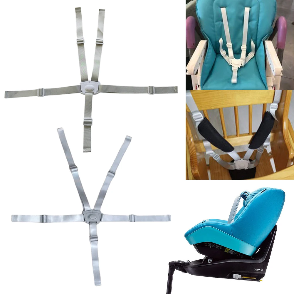 Children's Dining Chair Safety Belt Adjustable Baby Seat Security Belt Baby High Chair Harness for Child Seats High Chairs