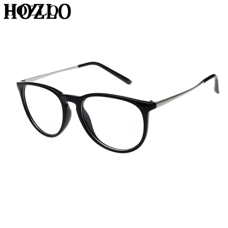 

Новинка прозрачные очки для женщин и мужчин модные простые очки для коррекции зрения при близорукости и гиперметропии оправа с гальваническими дужками Студенческая оправа