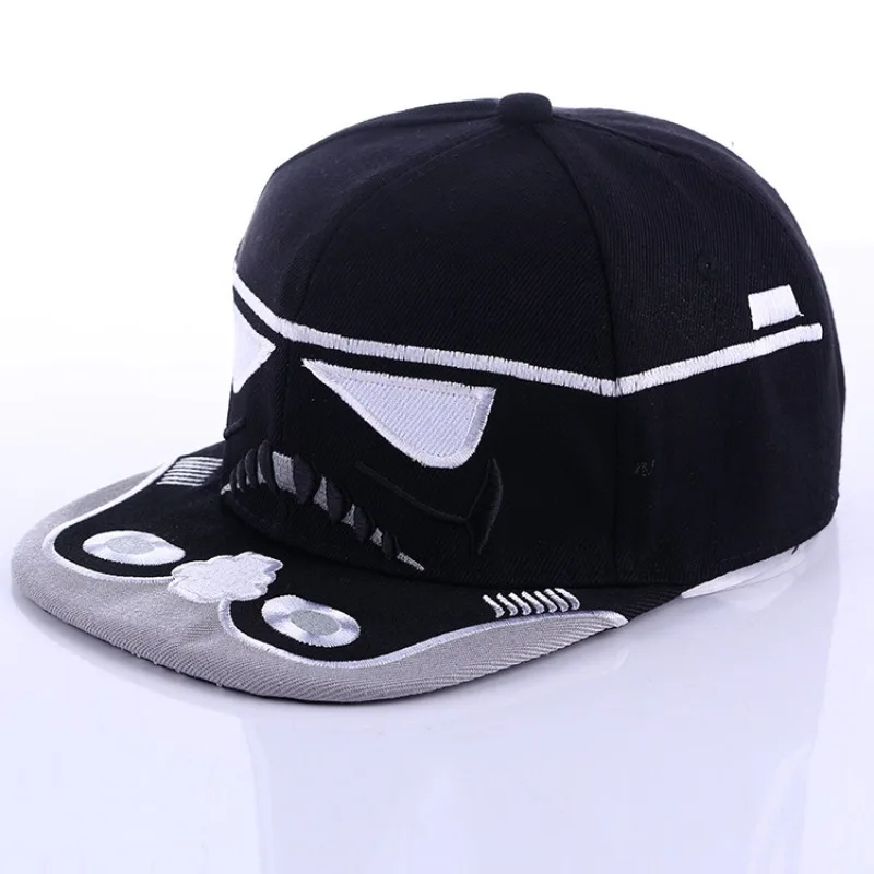 Darth Vader Devil Embroidery Breathable Hip Hop Cap Travel Adjustable Men Women Caps Outdoor Flat Hat