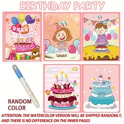 Enchanting Reusable Water Drawing Book for Sensory & Early Learning Fun (Birthday party)
