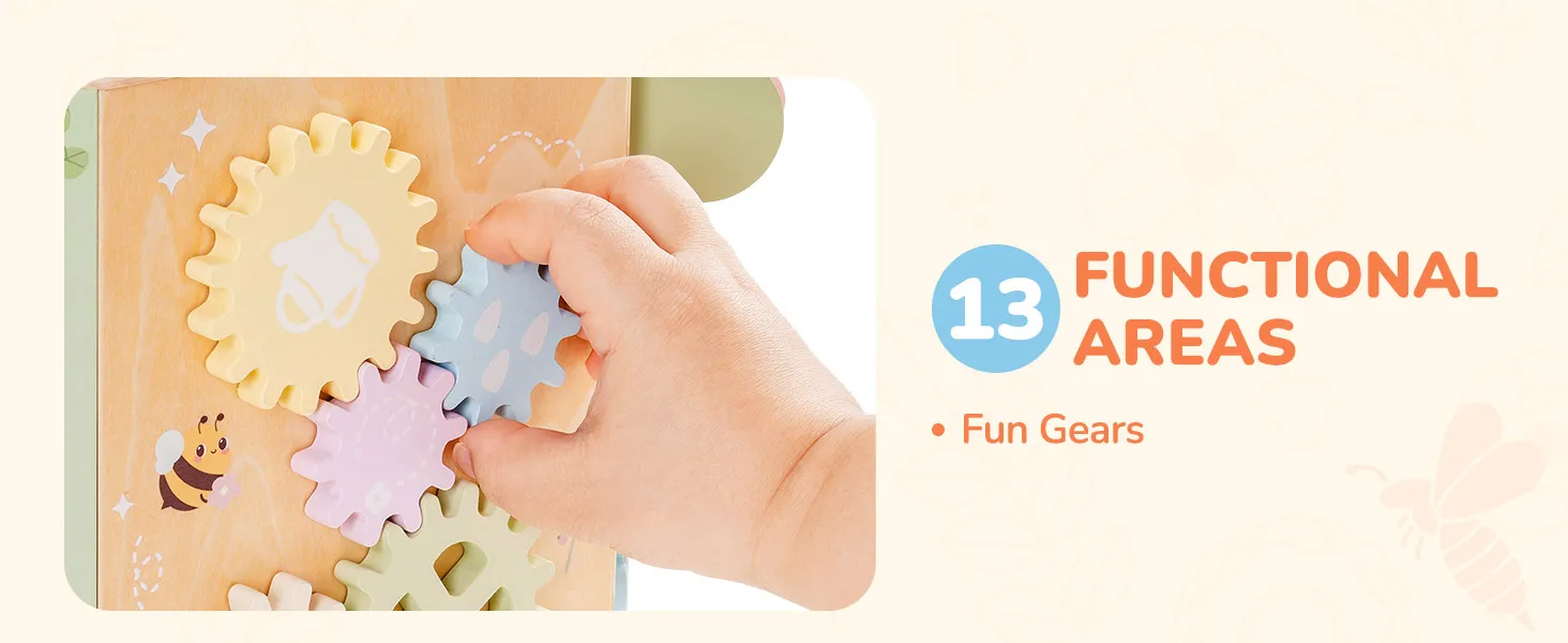 Wooden Montessori Activity Cube