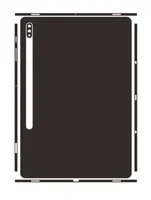Pre-cut 1PCS Back+Side Skin Sticker Cover Protection Film For Samsung Galaxy Tab S8 11 S7 FE Plus S7+ S8+ 12.4 S8 Ultra 14.6 1