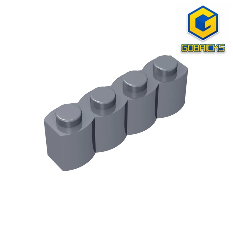 Gobricks GDS-1079 Brick, Modified 1 x 4 Log compatible with lego 30137 children's DIY Educational Building Blocks Technical цена и фото