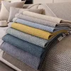 1pc Cotton Line Sofa Cover Solid Color Non-slip Couch Cushion Four Seasons Universal Sofa Mat Simple Sofa Slipcover Living Room 4
