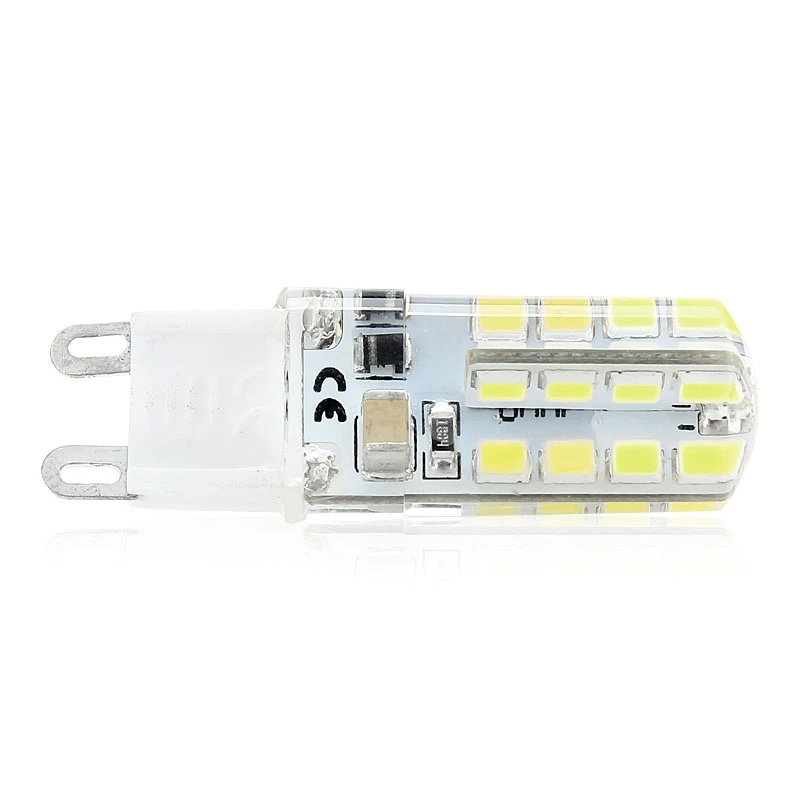 

1pc 2835SMD G9 4W 32LED Light Silicone Bulb Lamp Energy Saving Light Bulb Lamp Cool White AC 230V for lighting