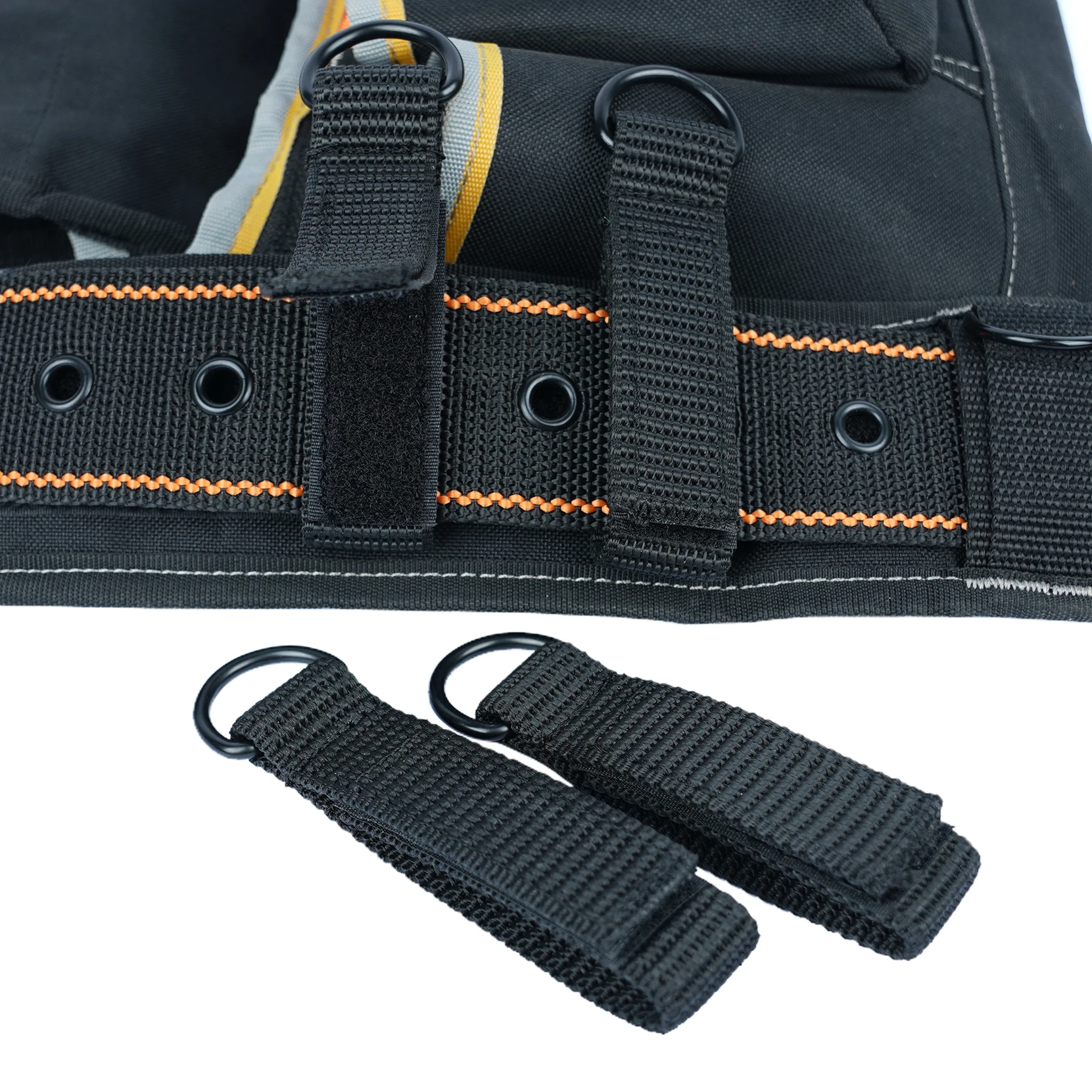KUNN Bretelles De Ceinture à Outils Pour Homme Avec Bracelet Magnétique, Porte-jarretelles De Travail Robuste Pour électriciens De Construction, Charpentier, Encadrement, Noir